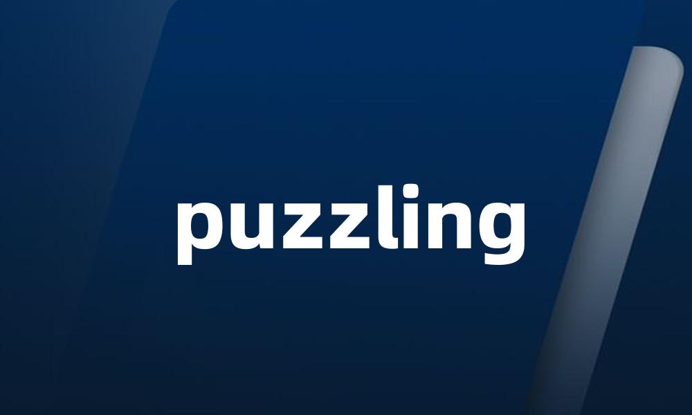 puzzling
