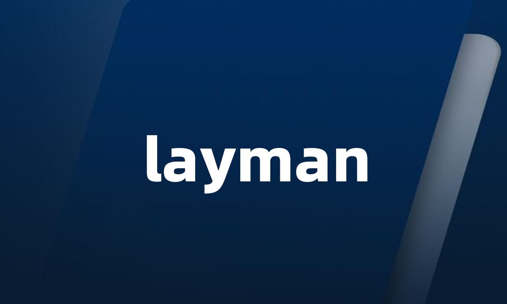 layman