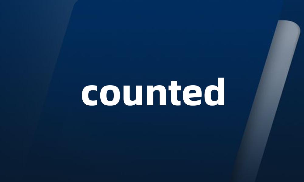 counted