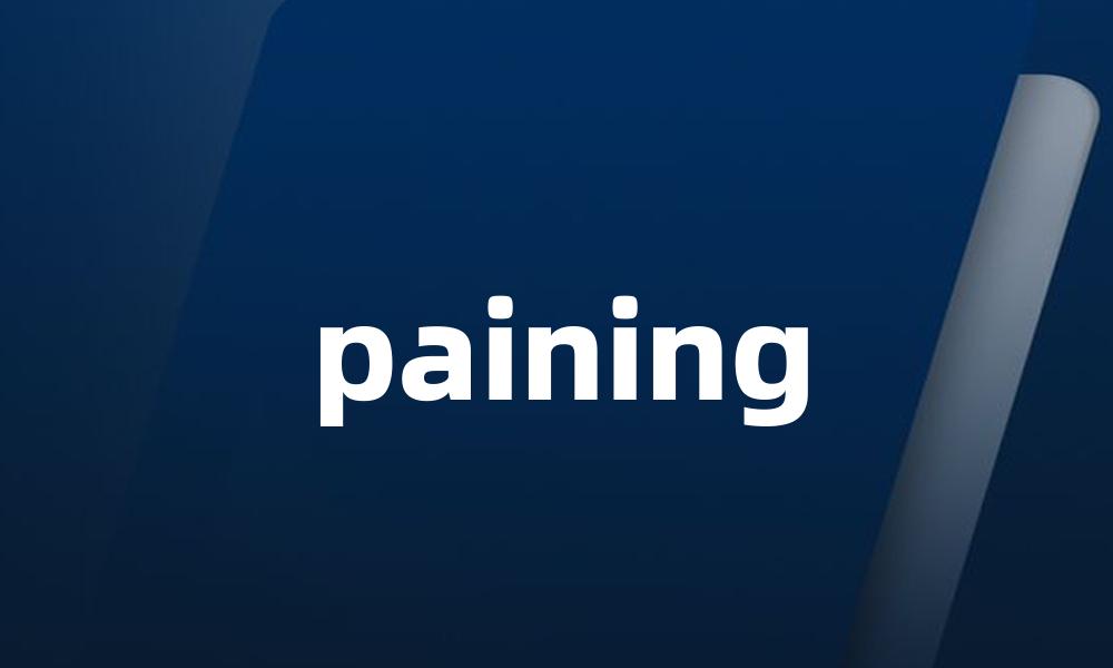 paining