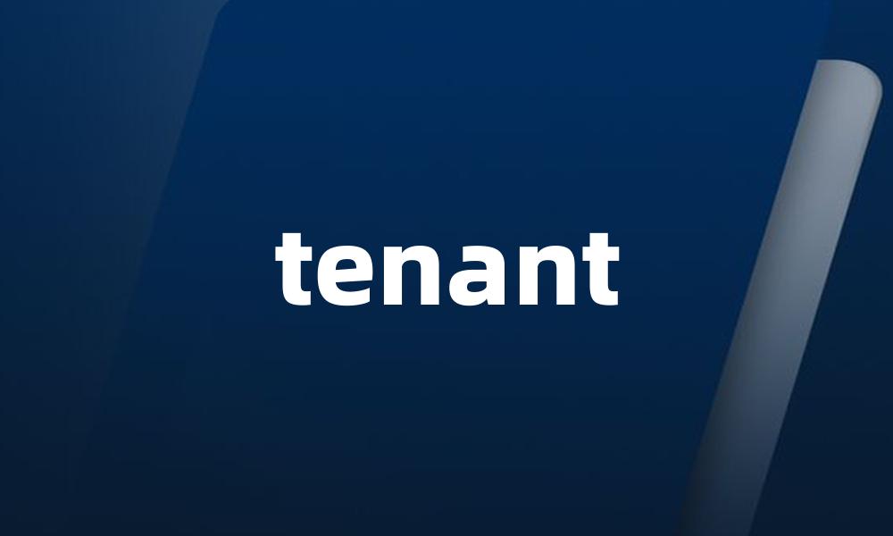 tenant