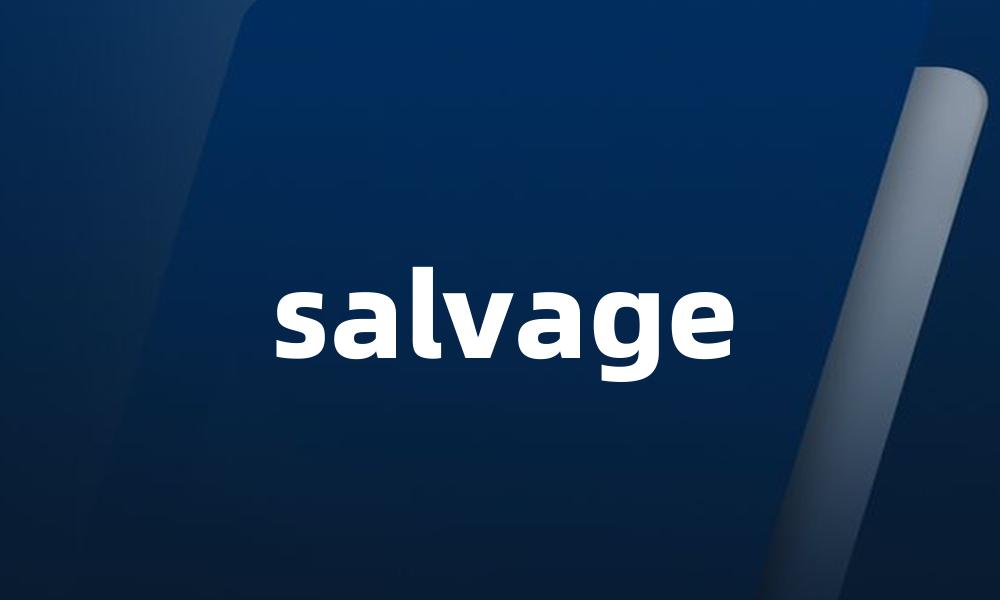 salvage