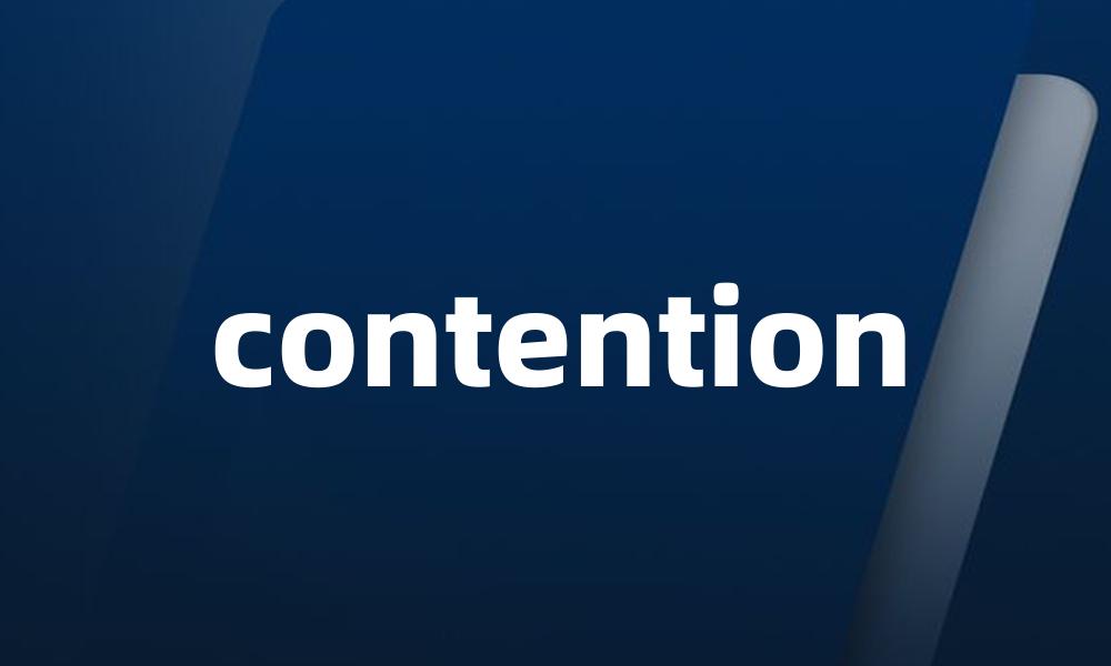 contention