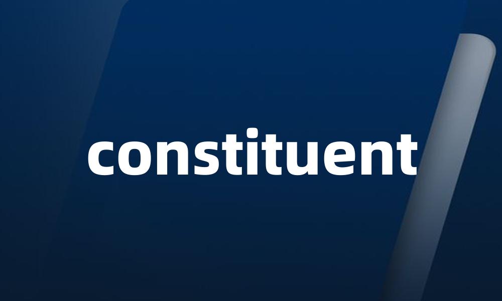 constituent
