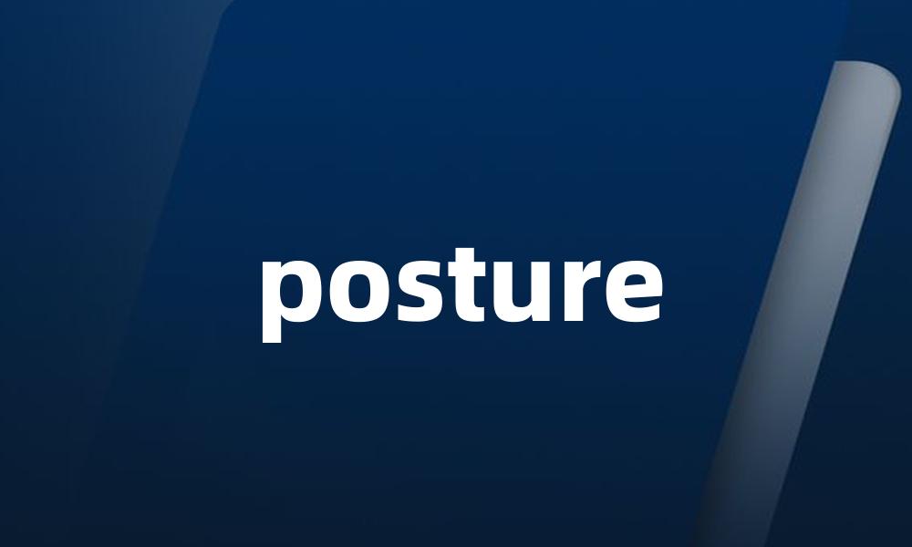 posture