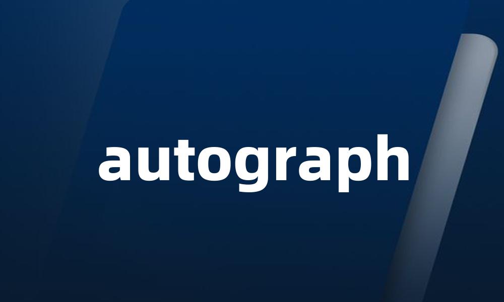 autograph