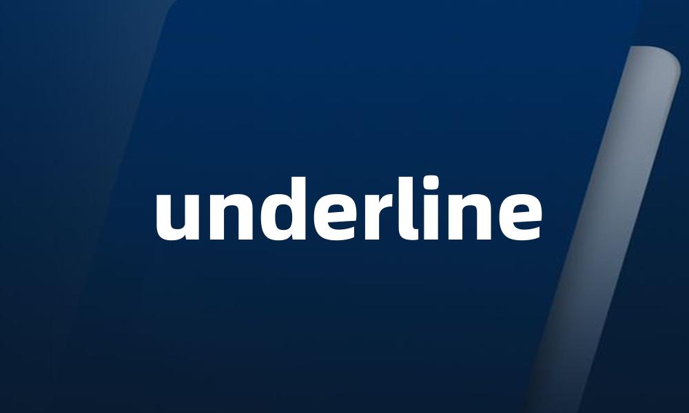 underline