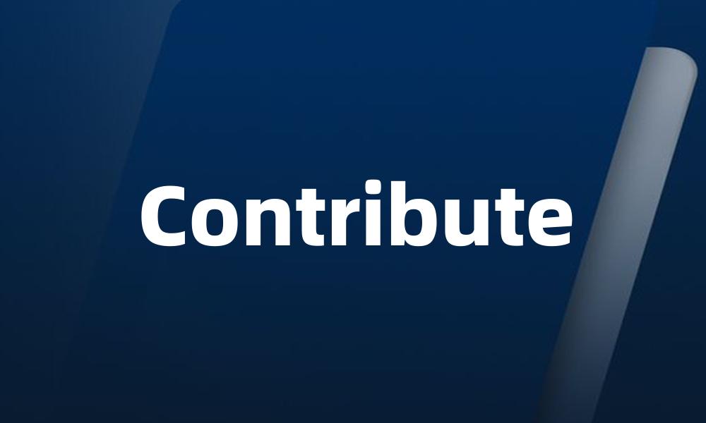 Contribute