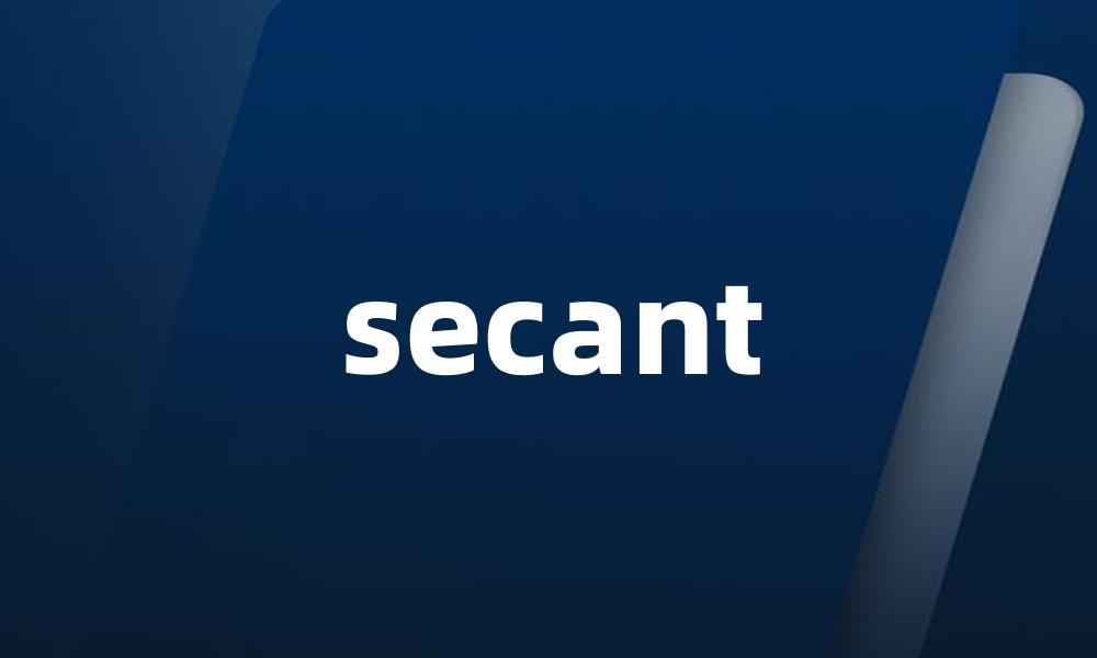 secant