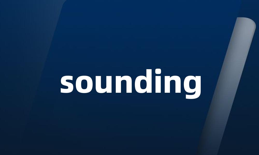 sounding
