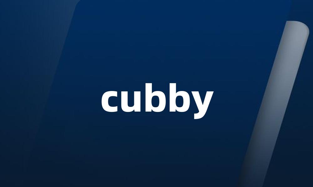 cubby