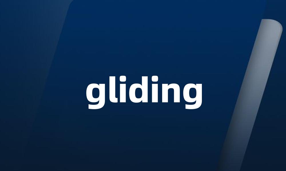 gliding
