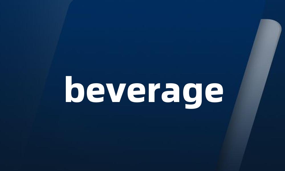 beverage