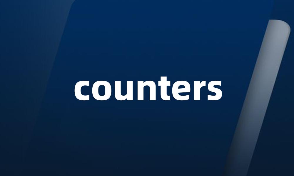 counters
