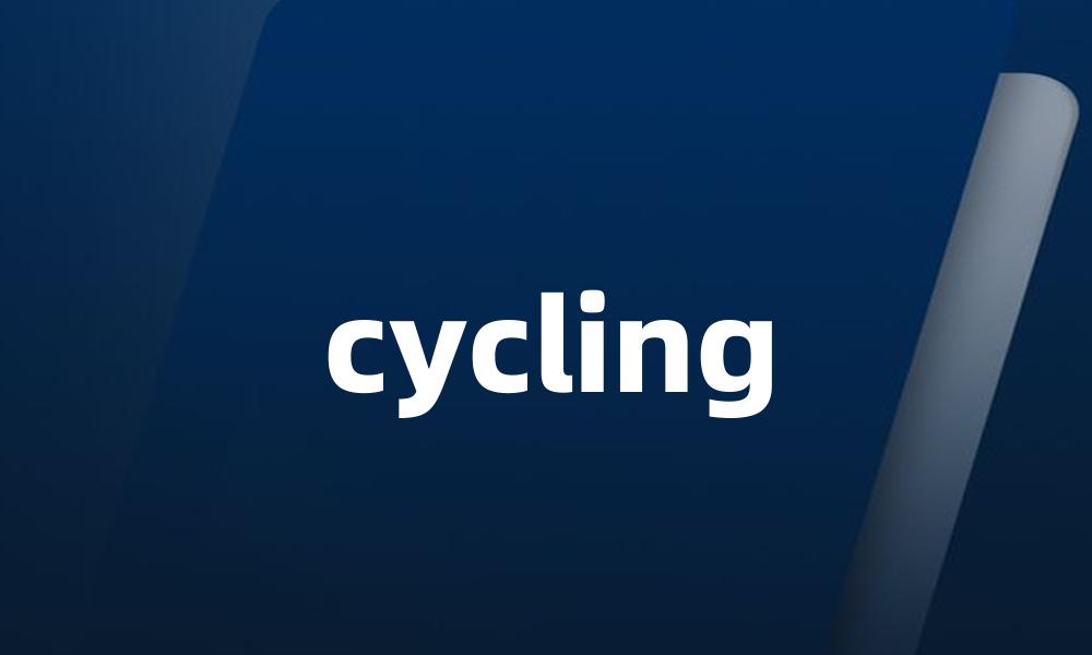 cycling