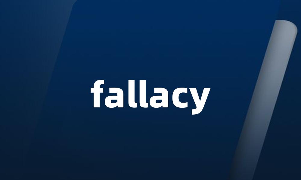 fallacy