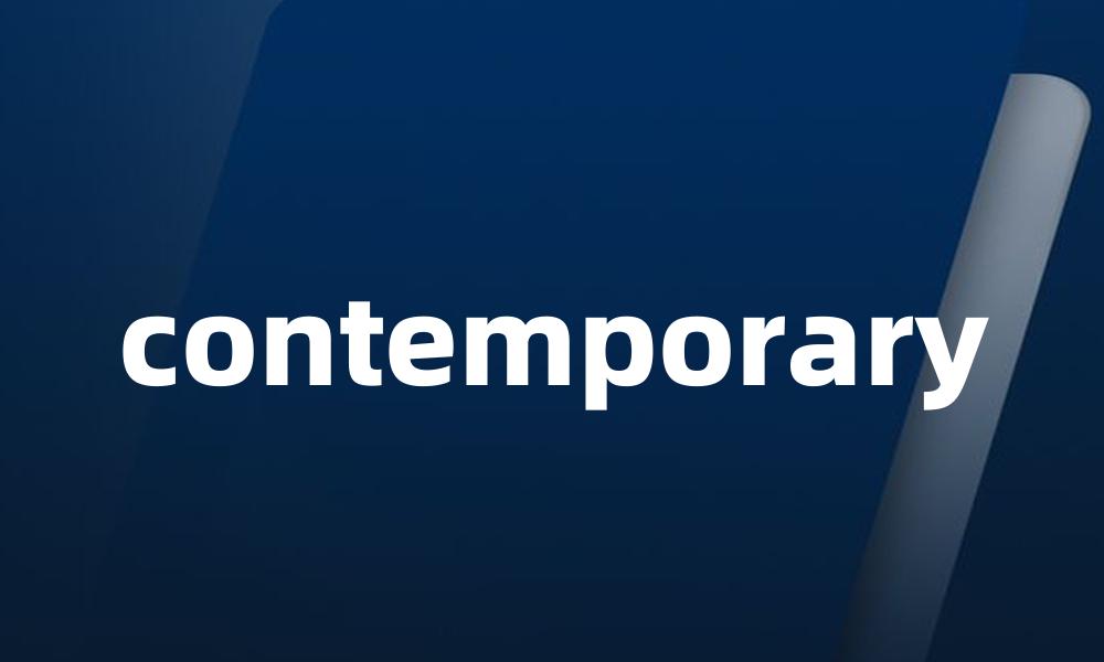 contemporary