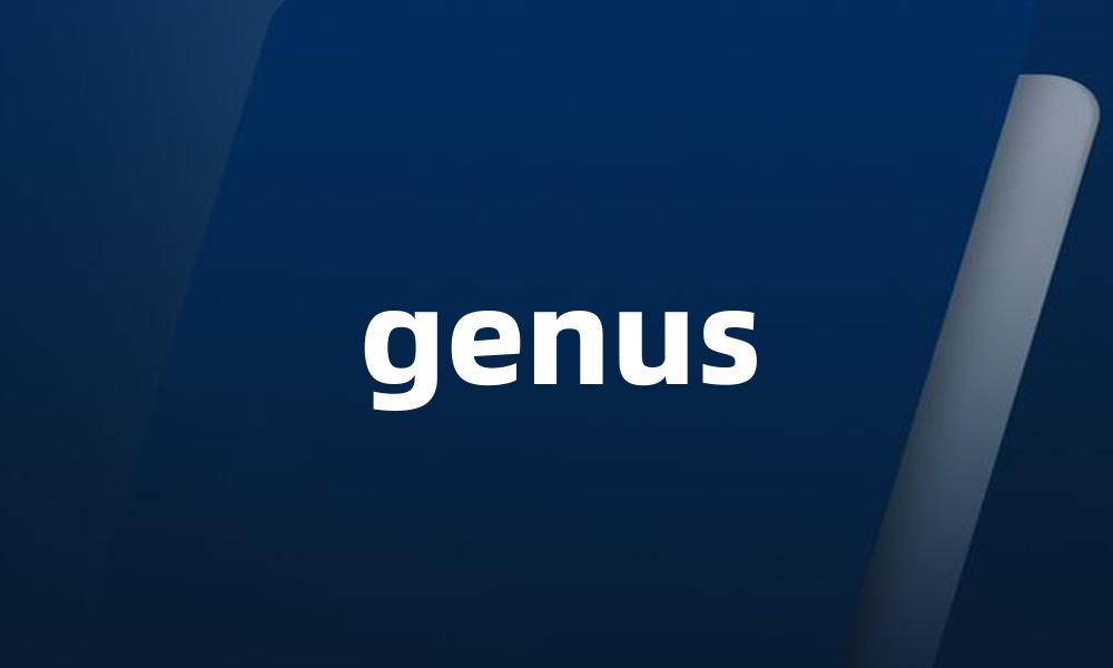 genus