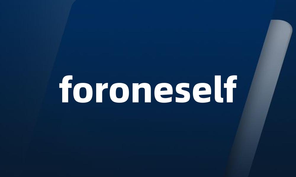 foroneself