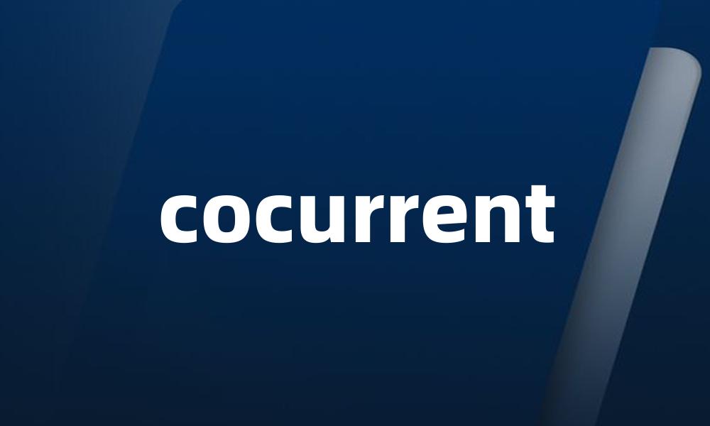 cocurrent