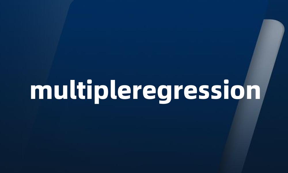 multipleregression