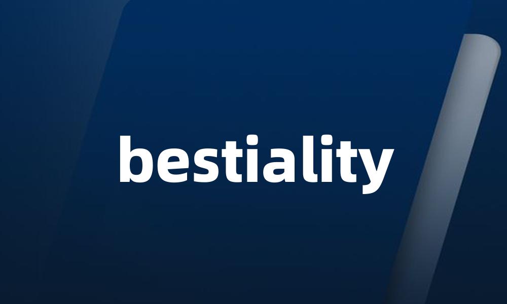 bestiality