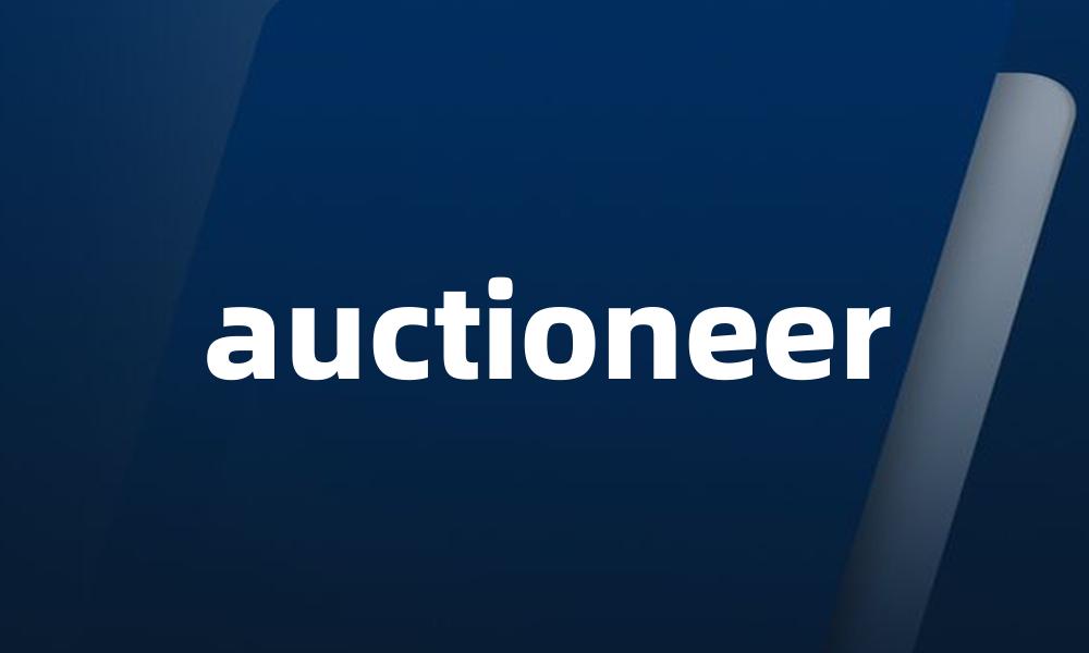 auctioneer