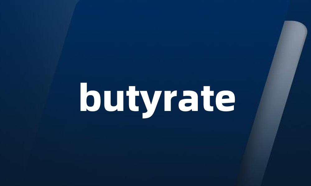 butyrate