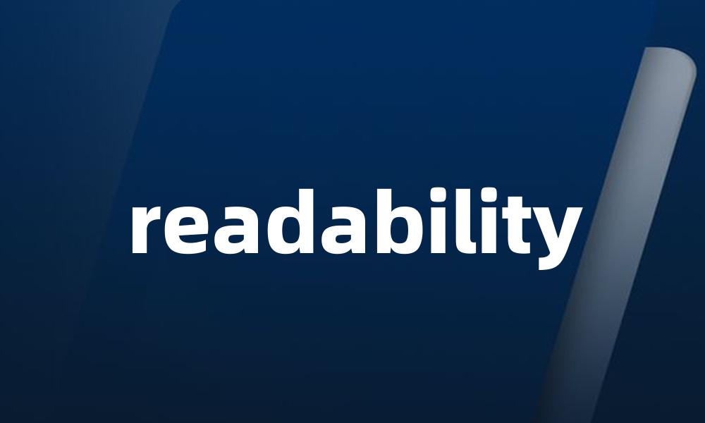 readability