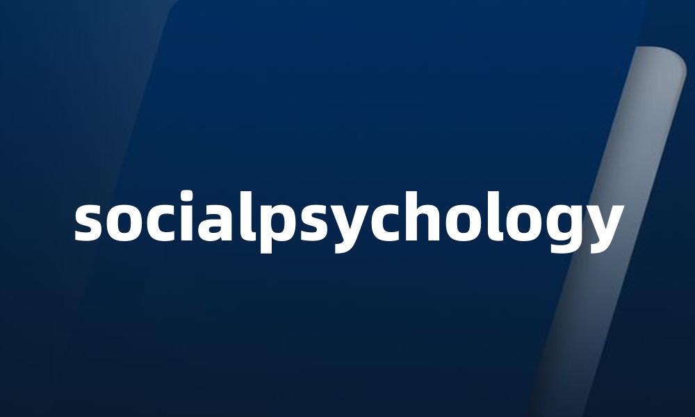 socialpsychology