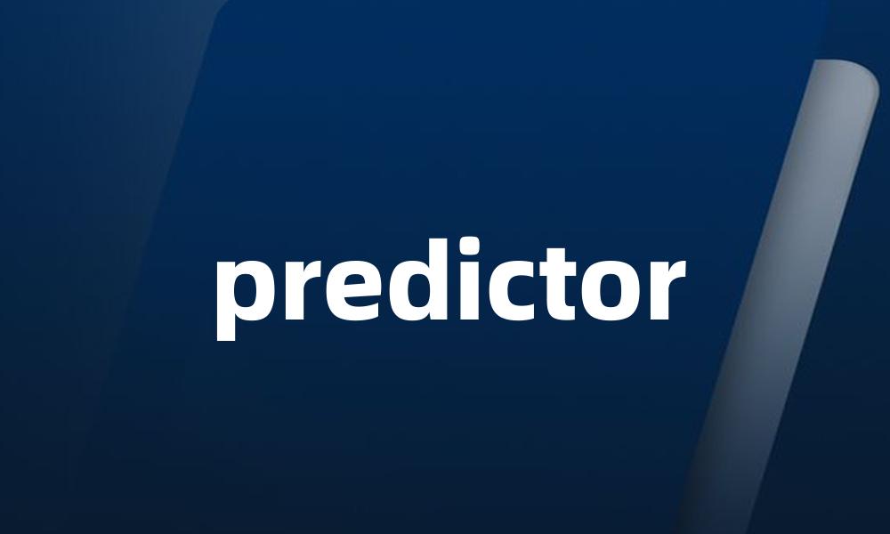 predictor