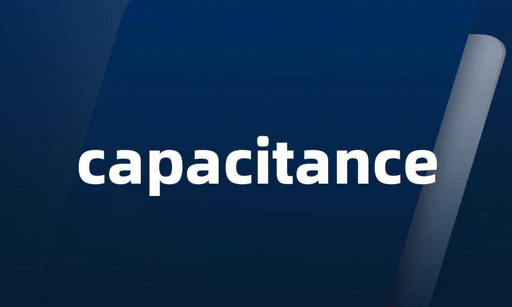 capacitance