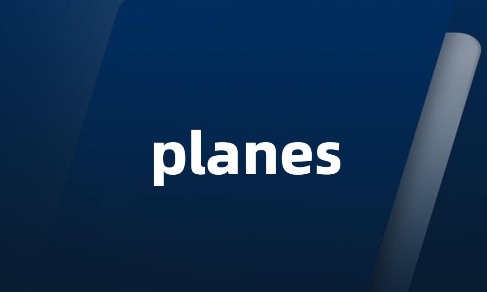 planes