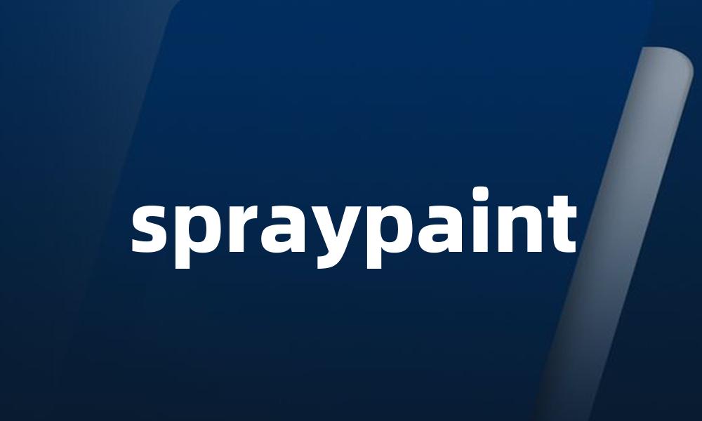 spraypaint