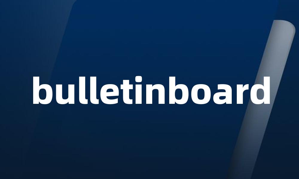 bulletinboard