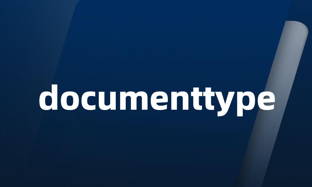 documenttype