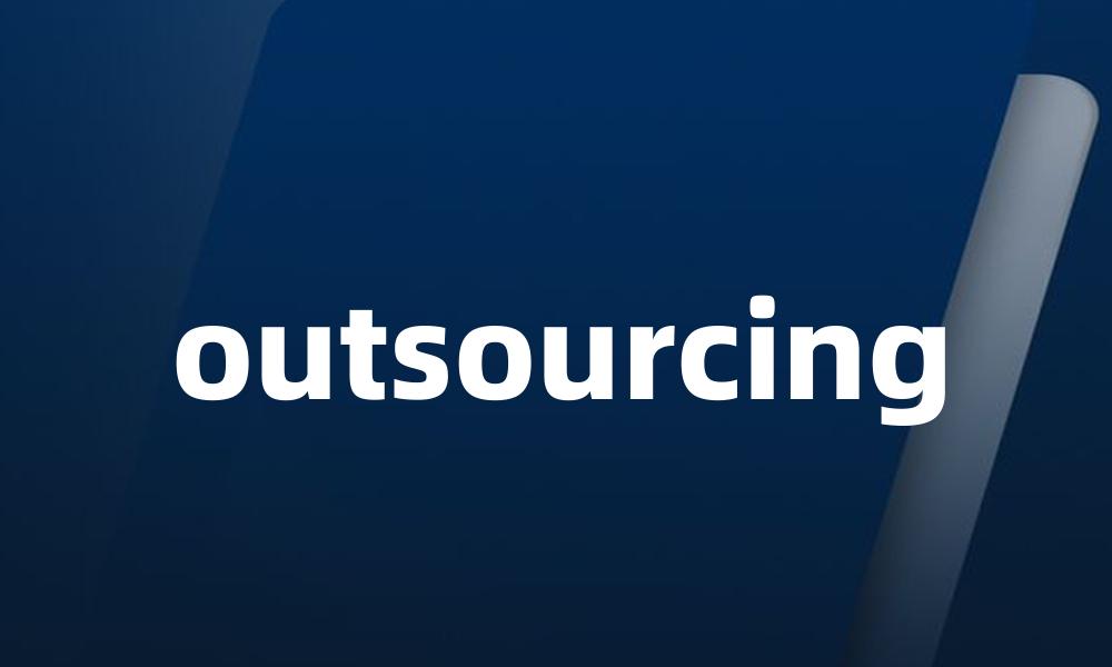 outsourcing