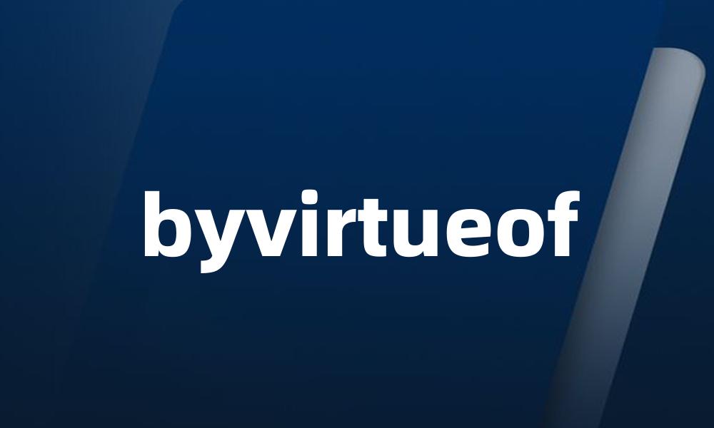 byvirtueof