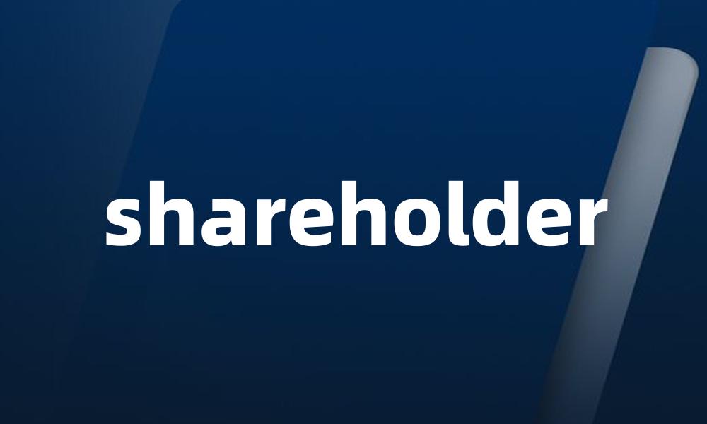 shareholder
