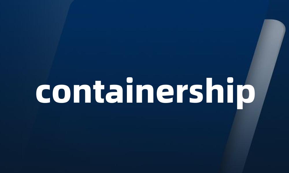 containership