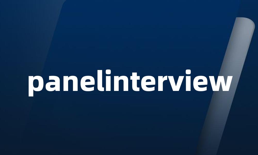 panelinterview
