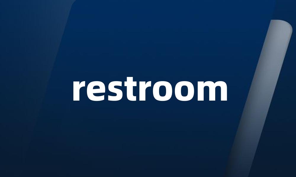 restroom