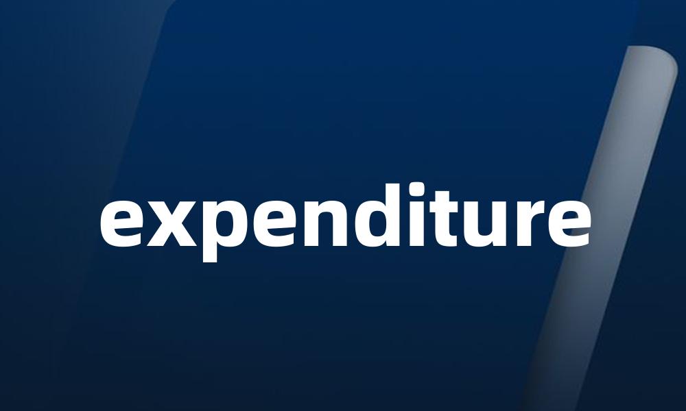 expenditure