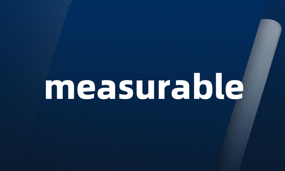 measurable