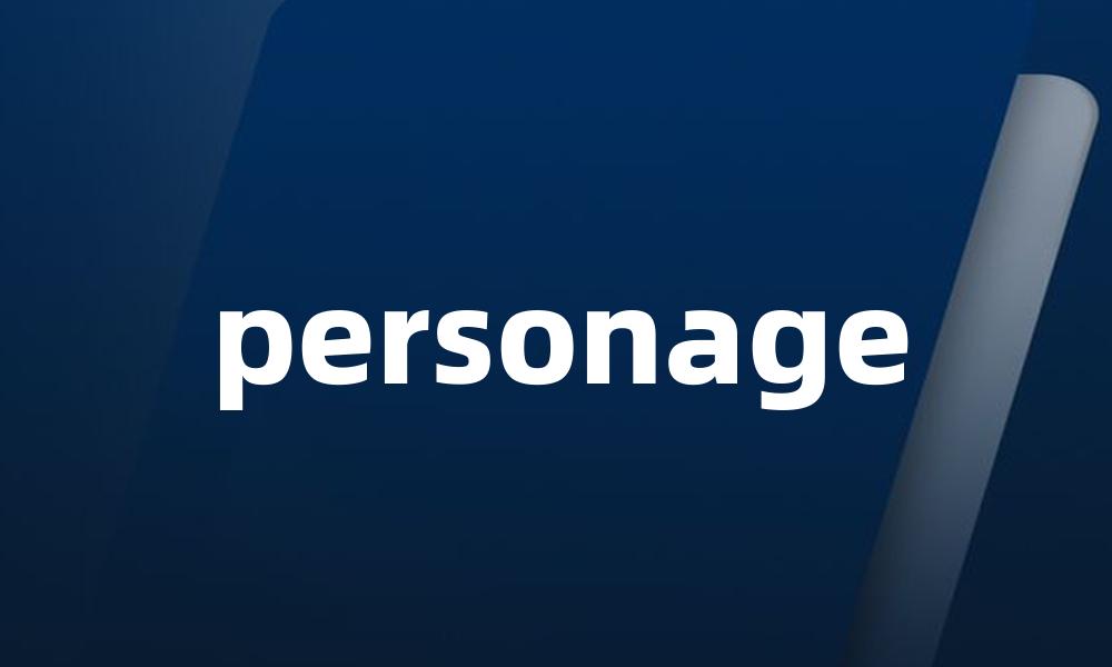 personage
