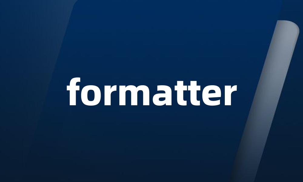 formatter
