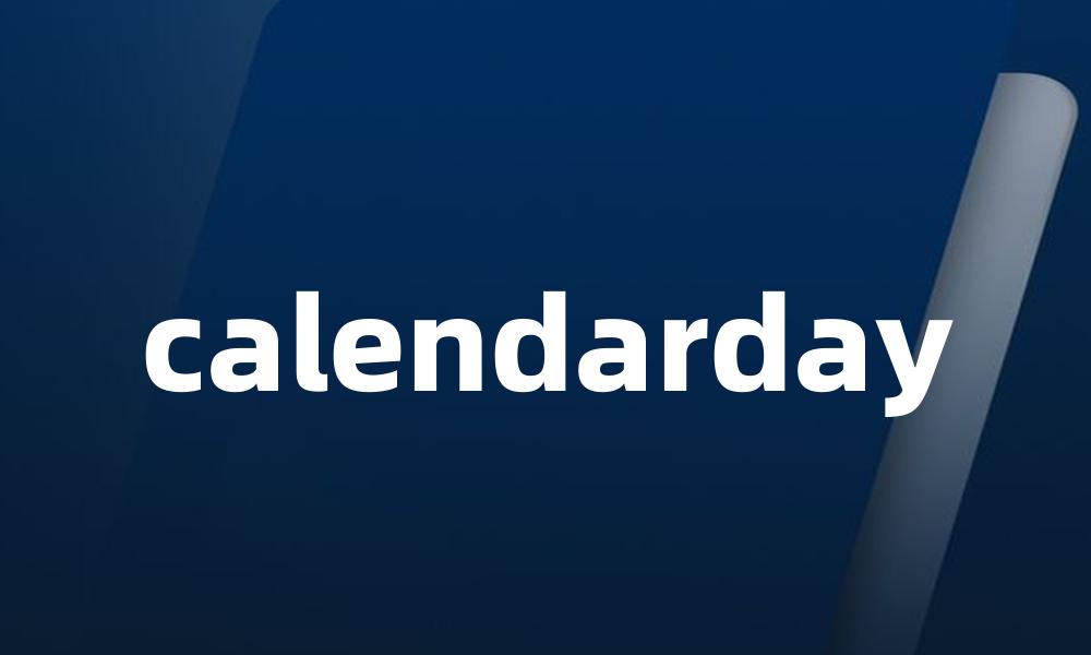 calendarday