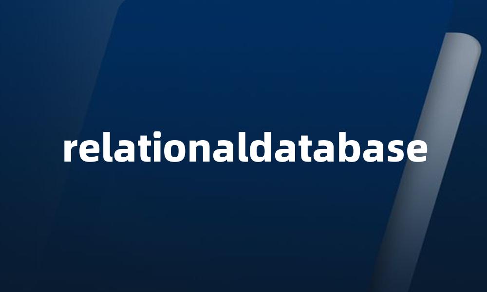 relationaldatabase
