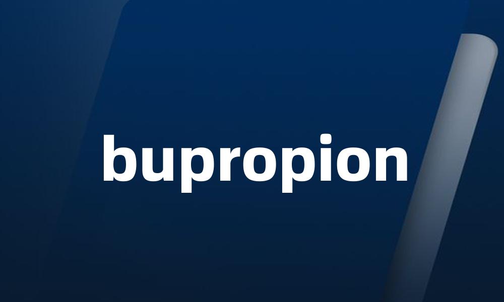 bupropion