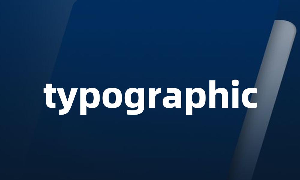 typographic